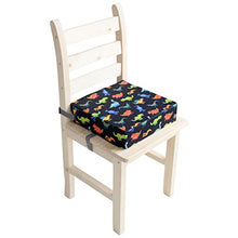 Load image into Gallery viewer, BCOFUI Baby Kid Adjustable Dismountable Booster Cushion with Harness Buckles High Density Sponge Toddler Chair Pads
