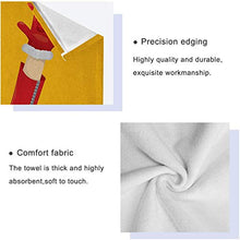 Load image into Gallery viewer, Indie Easy to Dry Absorb Water Biker Santa Claus Smoking Pipe with Hand Gesture Party Christmas Cartoon Absorb Water Marigold Lime Green
