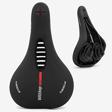 Load image into Gallery viewer, Wittkop Bicycle Saddle [for Trekking Bikes] – Comfortable Saddle for Men and Women with Integrated 5-Zone-Concept and Memory Foam - Waterproof Bike Seat with Airflow System, incl. User Manual
