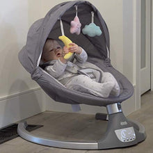Load image into Gallery viewer, Nova Baby Swing for Infants - Motorized Portable Swing, Bluetooth Music Speaker with 10 Preset Lullabies, Remote Control, Gray - Jool Baby Products
