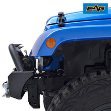 Load image into Gallery viewer, EAG Front Bumper Stubby with Fog Light Hole and Winch Plate Fit for 07-18 Wrangler JK Offroad
