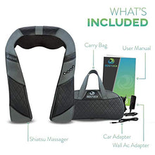 Load image into Gallery viewer, Massagers for Neck and Back with Heat - Deep Tissue 3D Kneading Pillow, Electric Shiatsu Back Neck and Shoulder Massage, Shoulders, Foot, Legs,Body - Relieve Muscle Pain - Office, Home &amp; Car
