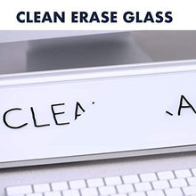 Load image into Gallery viewer, Quartet Glass Desktop Computer Pad, 18" x 6", Whiteboard, Dry Erase Surface, White Surface (GDP186)
