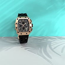 Load image into Gallery viewer, TSAR BOMBA Mens Watches Luxury Tonneau Watches for Men Waterproof 50M Analog Replica Watch Chronograph Calendar Date Men’s Dress Business Work Watch Diver Large Square Face Wristwatch
