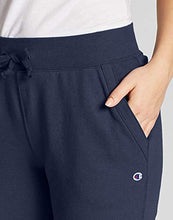 Load image into Gallery viewer, Champion Women's Powerblend Jogger, Black Graphic, X Small
