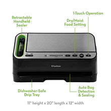 Load image into Gallery viewer, Foodsaver V4400 2-in-1 Vacuum Sealer Machine with Automatic Bag Detection and Starter Kit | Safety Certified | Black and Silver
