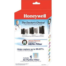 Load image into Gallery viewer, Honeywell HEPA Air Purifier Filter, R, 1-Pack – for HPA 100/200/300 and 5000 Series
