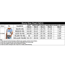 Load image into Gallery viewer, Biucly Womens Summer Casual T-Shirts Gradient Crewneck Cap Sleeve Cute Tops Tees Loose Fit Oversized T Shirts for Women,US 4-6(S),Sky Blue
