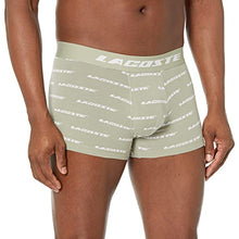Load image into Gallery viewer, Lacoste Men's 3-Pack Boxer Shorts, LYCHEN Khaki/Silver Chine, Large
