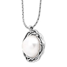 Load image into Gallery viewer, Silpada 'Return To Roots' 11.5-12 mm Freshwater Cultured Pearl Pendant Necklace in Sterling Silver
