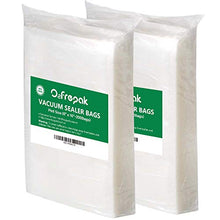 Load image into Gallery viewer, Upgrade!! O2frepak 200 Pint 6" x 10" Embossed Food Saver Vacuum Sealer Bags for Seal a Meal,Food Saver,Plus other Machines.BPA Free Commercial Grade Sous Vide Vaccume Seal PreCut Bag
