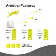 Load image into Gallery viewer, Dog Interactive Toy Automatic Dog Ball Launcher Pet Ball Thrower Dog Fetch Toy Include 3 PCS 2.5''Tennis Ball
