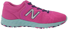 Load image into Gallery viewer, New Balance Kid's Fresh Foam Arishi V2 Bungee Running Shoe, Fusion/Hilite, 6.5 M US Big Kid (8-12 Years)
