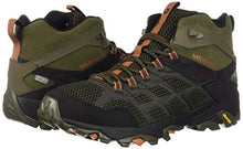 Load image into Gallery viewer, Merrell mens Moab Fst 2 Mid Wp Hiking Shoe, Olive/Adobe, 9.5 US
