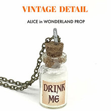 Load image into Gallery viewer, UMBRELLALABORATORY Alice in Wonderland Fairy Glow in The Dark Kawaii Necklace-Drink me
