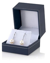 Load image into Gallery viewer, Freshwater Cultured Pearl Earrings for Women Sterling Silver Dangle Earring with Cubic Zirconia - THE PEARL SOURCE

