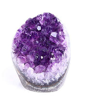Load image into Gallery viewer, AMOYSTONE Natural Amethyst Quartz Cluster 1-2 LBS Crystal Stone Purple Small Irregular for Healing Reiki Home Decoration
