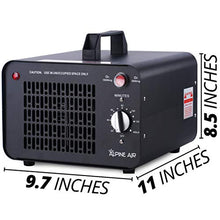 Load image into Gallery viewer, Adjustable 5000-10000 mg/h Double O3 Commercial Ozone Generator Machine Home Air Ionizer Deodorizer for Rooms, Smoke, Cars and Pets
