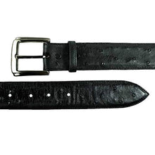 Load image into Gallery viewer, Genuine Full Quill Ostrich Handmade 1 ½” Bronco Belts
