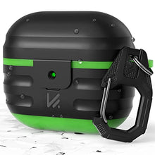 Load image into Gallery viewer, Airpods 3 Case Cover, Waterproof Airpods 3rd Generation Case with Keychain, KMMIN Hard TPU Protector for AirPod 3rd Gen,Wireless Charging Airpods Accessories for Men Women,Front LED Visible Light
