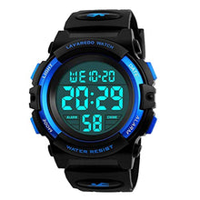 Load image into Gallery viewer, Kids Watch,Boys Watch for 6-15 Year Old Boys,Digital Sport Outdoor Multifunctional Chronograph LED 50 M Waterproof Alarm Calendar Analog Watch for Children with Silicone Band
