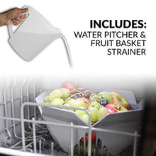 Load image into Gallery viewer, Farberware FDW05ASBWHA Complete Portable Countertop Dishwasher with 5-Liter Built-in Water Tank, 5 Programs, Baby Care, Glass &amp; Fruit Wash-Black/White
