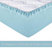 Load image into Gallery viewer, Mejoroom Full Size Sheet Set,Extra Soft Luxury Brushed Microfiber 1800 Full Sheets with 15-inch Deep Pocket - Breathable Wrinkle Fade Stain Resistant Hypoallergenic - 4 Piece (Full, Aqua)
