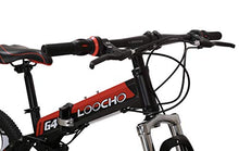 Load image into Gallery viewer, LOOCHO 21 Speed Foldable Mountain Bike 26 Inches 3-Spoke Wheel Dual Suspension Dual Disc Brake MTB Tire Bicycle
