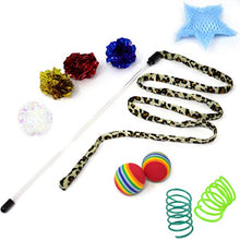 Load image into Gallery viewer, Youngever 24 Cat Toys Kitten Toys Assortments, 2 Way Tunnel, Cat Feather Teaser - Wand Interactive Feather Toy Fluffy Mouse, Crinkle Balls for Cat, Puppy, Kitty, Kitten
