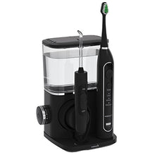 Load image into Gallery viewer, Waterpik CC-01 Complete Care 9.0 Sonic Electric Toothbrush + Water Flosser, Black, Medium
