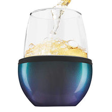 Load image into Gallery viewer, Asobu Insulated Stemless Wine Glass Stainless Steel Sleeve and Wine Glass (White)
