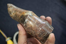 Load image into Gallery viewer, Crystal, 464G Natural Black Moonstone Crystal Healing Chakra Aura Torch Shape K12
