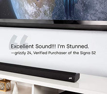 Load image into Gallery viewer, Polk Audio Signa S2 Ultra-Slim TV Sound Bar | Works with 4K &amp; HD TVs | Wireless Subwoofer | Includes HDMI &amp; Optical Cables | Bluetooth Enabled, Black
