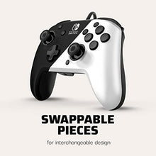 Load image into Gallery viewer, PDP Gaming Faceoff Deluxe+ Wired Switch Pro Controller - Officially Licensed by Nintendo - OLED Model- Black/White - Nintendo Switch
