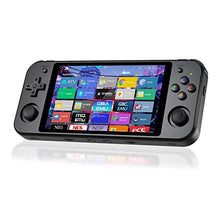 Load image into Gallery viewer, DREAMHAX RG552 Handheld Game Console with 5.36 Inches Touch Screen Linux Android Dual System WiFi Supported, Video Games with 6400mAh Battery High Speed RK3326 6-core 1.8GHz/4G/64GB+16GB+64GB (Black)
