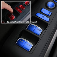 Load image into Gallery viewer, CKE for 11th Gen Civic Armrest Door Window Lift Down Switch Button Cover Trim Panel Decoration Sticker for Honda Civic 2022 Accessories Sedan Hatchback LX EX EX-L Sport Touring -Blue (12pcs)
