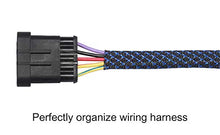 Load image into Gallery viewer, 100ft - 3/8 inch PET Expandable Braided Sleeving – Blackblue – Alex Tech braided cable sleeve
