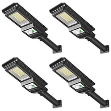 Load image into Gallery viewer, ENGREPO Solar Lights Outdoor, 1000LM 156 LEDs Solar Powered Motion Sensor Light, Security Waterproof Solar Flood Light for Yard, Fence, Garden, Patio, Front Door, Shed, Deck, Path. 4 Pack
