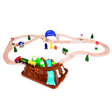 Load image into Gallery viewer, Battat – Wild Ridge Train – Classic Wooden Toy Train Set with Mountain Top Lid, Double-Sided Tracks, Toddlers 3-Years-Old &amp; Up (47Pc) Fits Thomas, Brio, Chuggington
