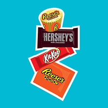 Load image into Gallery viewer, REESE'S, HERSHEY'S &amp; KIT KAT® Miniatures Chocolate Assortment Candy, Bulk Candy, 33.38 oz Bag (93 Pieces)

