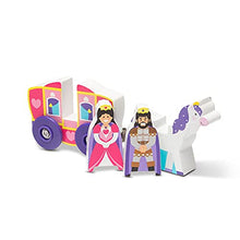 Load image into Gallery viewer, Melissa &amp; Doug Magical Kingdom Activity Rug Play Set – 4 Wooden Play Pieces
