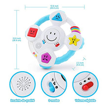 Load image into Gallery viewer, BEST LEARNING My Spin &amp; Learn Steering Wheel - Interactive Educational Toys for 6 to 36 Months Old Infants, Babies, Toddlers - Learn Colors, Shapes, Feelings &amp; Music Game - Ideal Baby Toy Gifts
