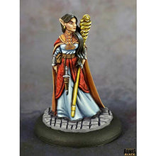 Load image into Gallery viewer, Reaper Miniatures: 44008 - Anthanelle Female Elf Wizard Bones Black Fantasy Plastic Miniature

