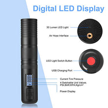 Load image into Gallery viewer, SEDISON Portable Air Compressor Pump： Rechargeable Mini Tire Inflator LCD Display &amp; Emergency LED Light 150 PSI Wireless Electric Air Compressor for Bicycle Motorcycle Tires Ball and Other Inflatables
