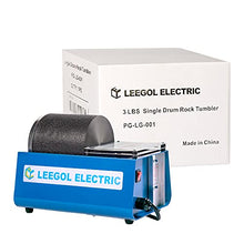 Load image into Gallery viewer, Leegol Electric Rock Tumbler Machine - Single Drum 3LB Rock Polisher (Single Barrel)
