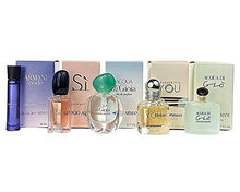 Load image into Gallery viewer, GIORGIO ARMANI Acqua Di Gio 5 Pc. Gift Set for Women Si Edp 0.24oz + Because It's You Edp 0.24oz + Acqua Di Gio Edp 0.17oz + Acqua Di Gioia Edp 0.17oz + Armani Code Edt 0.1oz, 0.24 Fl Oz
