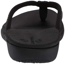 Load image into Gallery viewer, Clarks Women's Brio Sol Flip-Flop, Black Snake Synthetic, 080 M US
