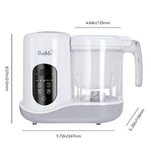 Load image into Gallery viewer, Bable 6 in 1 Baby Food Maker for Toddlers - Multifunctional Food Processor with Steam, Blend, Chop, Sterilize, Warm Milk, Warm Food, Touch Control Panel, Auto Shut-Off
