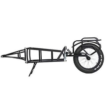 Load image into Gallery viewer, QuietKat 20QKCTSW Rear Cargo Trailer, Single Track FatTire Off Road, 14”x 24” Storage
