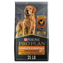Load image into Gallery viewer, Purina Pro Plan High Protein Dog Food With Probiotics for Dogs, Shredded Blend Chicken &amp; Rice Formula - 35 lb. Bag
